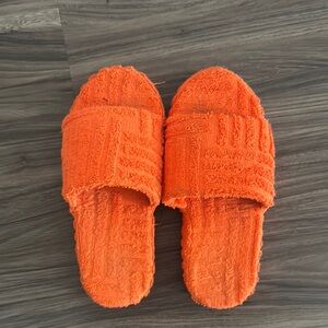Orange House Slippers